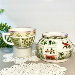 Festive Berry Electric Tart Warmer And Mug Set